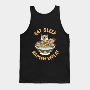 Eat Sleep Ramen Repeat Tank Top